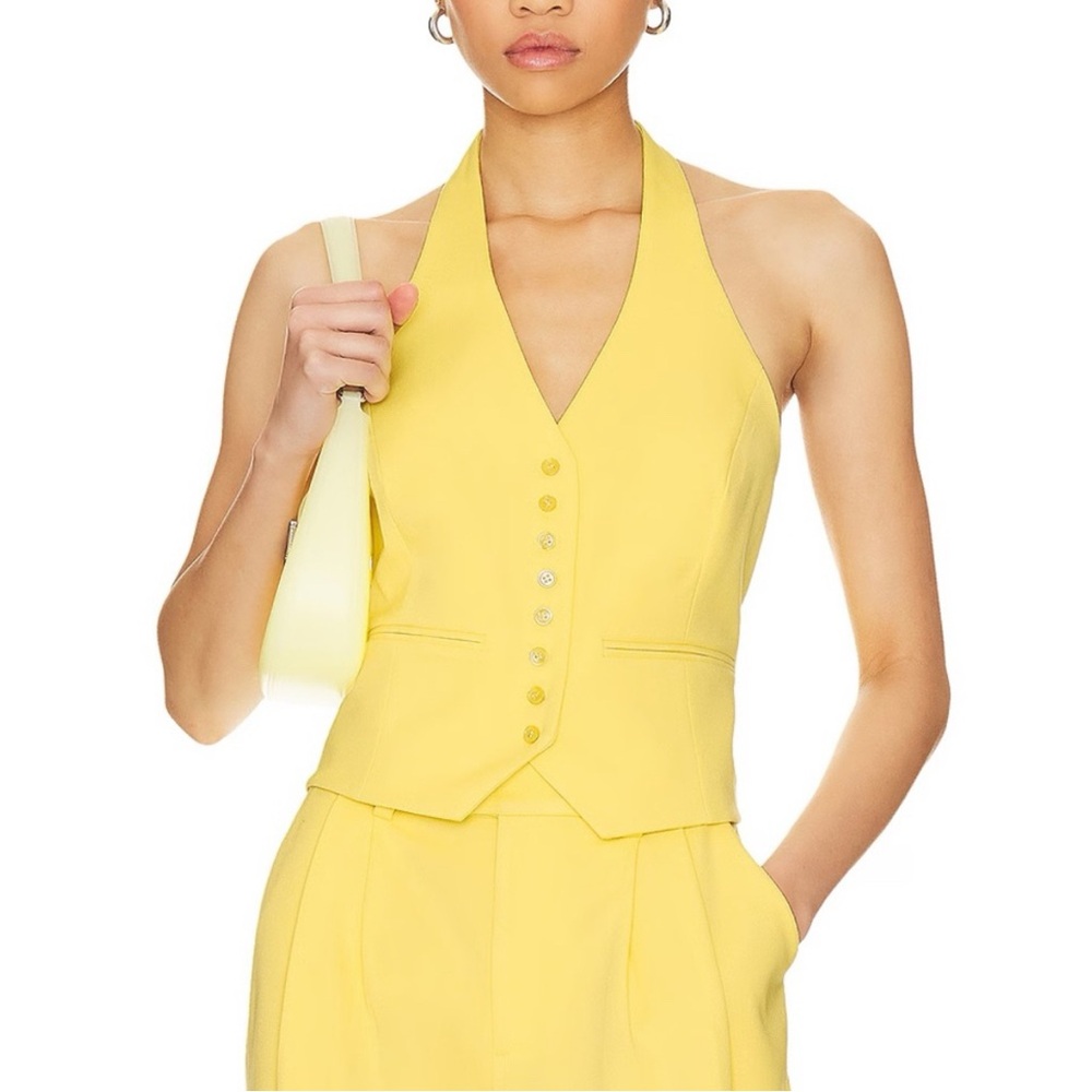 Favorite Daughter Bright Yellow Pantsuit